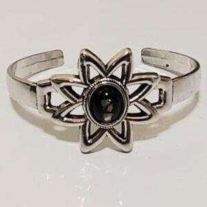 Paparazzi Sahara Garden Black Cuff Bracelet Size 6